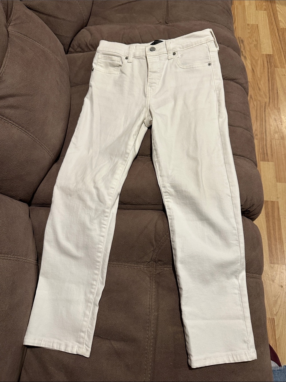 Banana Republic Factory Off-white High-Rise Slim Jeans